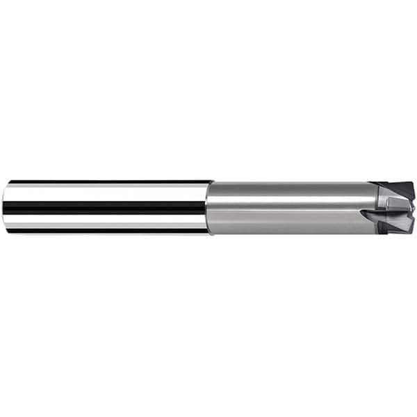 Fraisa - 5mm Diam Solid Carbide Single End 4 Flute High-Feed End Mill - Eagle Tool & Supply