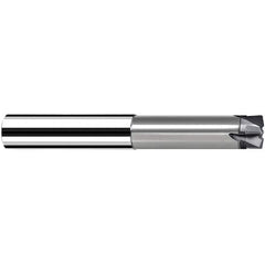 Fraisa - 4mm Diam Solid Carbide Single End 4 Flute High-Feed End Mill - Eagle Tool & Supply