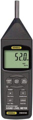 General - A and C Frequency Weight, Backlit LCD Display Class 1 Sound Meter - 30 to 130 Decibels - Eagle Tool & Supply