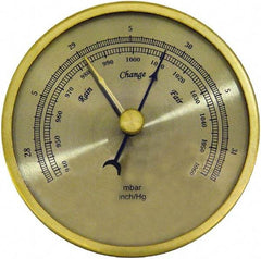 General - Inches of Hg/mbar Scale, Barometer - Eagle Tool & Supply