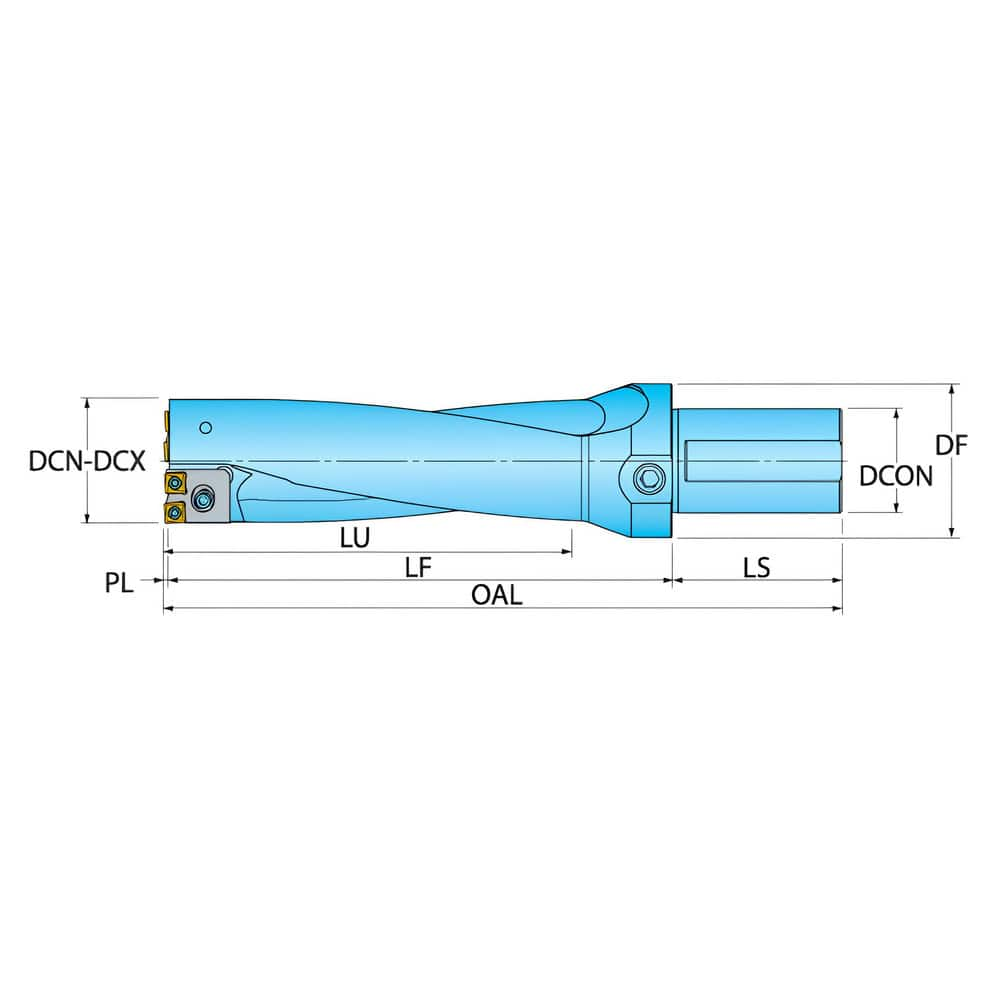 Indexable Insert Drills; Drill Style: QA; Maximum Drill Diameter (Inch): 2-3/8; Drill Diameter (Decimal Inch): 2.3750; Maximum Drill Diameter (Decimal Inch): 2.3750; Drill Diameter (Inch): 2-3/8; Maximum Drill Depth (Decimal Inch): 7.2300; Maximum Drill D