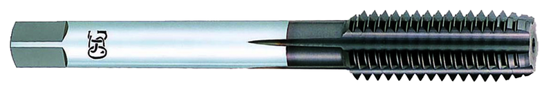 M10 x 1.0 Dia. - OH3 - 5 FL - Carbide - TiCN - Modified Bottoming - Straight Flute Tap - Eagle Tool & Supply