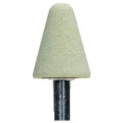 ‎3/4″ × 1-1/8″ 1/4″ Spindle Quantum Mounted Point A5 80 Grit - Eagle Tool & Supply