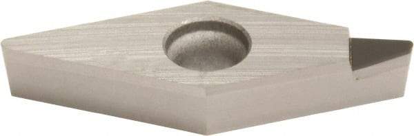 Sumitomo - NF-VCMX331 Grade DA1000 Polycrystalline Diamond (PCD) Turning Insert - 35° Diamond, 3/8" Inscr Circle, 3/16" Thick, 1/64" Corner Radius - Eagle Tool & Supply