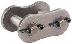 U.S. Tsubaki - 1-3/4" Pitch, ANSI 140, Cottered Roller Chain Connecting Link - For Use with Single Strand Chain - Eagle Tool & Supply