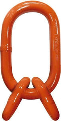 CM - 100 Grade Powder Coated Steel Oblong Link Assembly - 1-1/4" Diameter, 39,000 Lb Load Limit - Eagle Tool & Supply