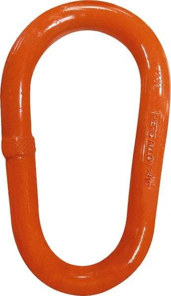 CM - 100 Grade Powder Coated Steel Pear Shape Master Link - 2-1/4" Diameter, 182,000 Lb Load Limit - Eagle Tool & Supply