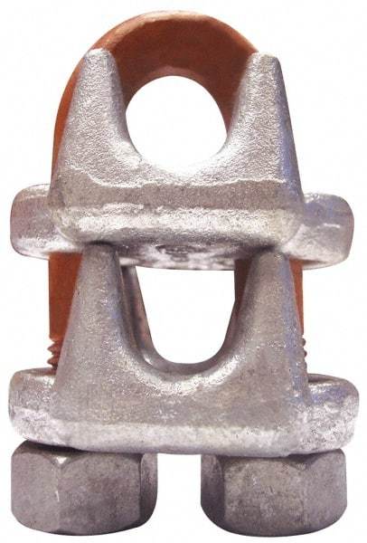 CM - 1-1/4" Piggyback Wedge Socket Clip - 7/8-9, 2.31" Between Centers, Galvanized - Eagle Tool & Supply