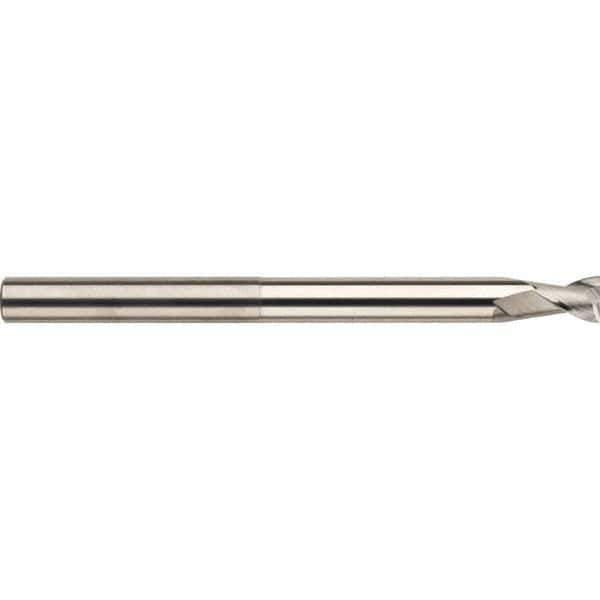 SGS - 10mm, 12mm LOC, 10mm Shank Diam, 100mm OAL, 2 Flute, Solid Carbide Square End Mill - Single End, TiB2 Finish, Spiral Flute, 35° Helix, Centercutting, Right Hand Cut, Right Hand Flute, Series 47ML - Eagle Tool & Supply