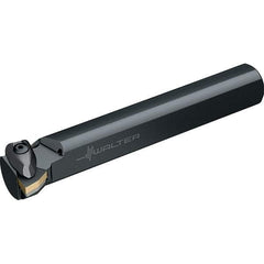 Walter - 1.299" Min Bore Diam, 12" OAL, 1" Shank Diam, A-DWLN Indexable Boring Bar - WN.. 0804.., WN.. 43.. Insert, Clamp Holding Method - Eagle Tool & Supply