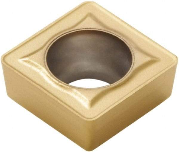 Seco - SCGX12 Grade T250D Carbide Indexable Drill Insert - TiAlN Finish, Square, 1/2" Inscribed Circle - Eagle Tool & Supply