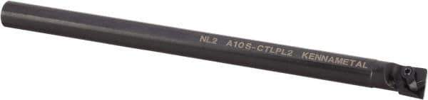 Kennametal - 19.56mm Min Bore Diam, 10" OAL, 5/8" Shank Diam, A-CTLP Indexable Boring Bar - 30.61mm Max Bore Depth, TP.. 221 Insert, Clamp Holding Method - Eagle Tool & Supply