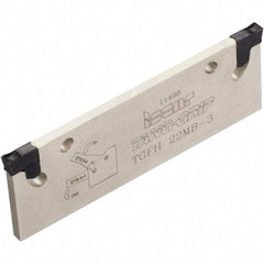 Iscar - 1.65mm Blade Width, 58mm OAL, Neutral Cut, Single End Indexable Cut-Off Blade - 11.5mm Max Depth of Cut, TGFH Blade, Tang-Grip Series - Eagle Tool & Supply