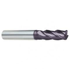 25mm Dia. - 121mm OAL - 4 FL Variable Helix Super-A Carbide End Mill - Eagle Tool & Supply