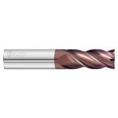 25mm Dia. x 125mm Overall Length 4-Flute 3mm C/R Solid Carbide SE End Mill-Round Shank-Center Cut-FC20 - Eagle Tool & Supply