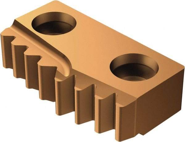 Sandvik Coromant - 16624 A Grade 1125, Internal API Round Threading Insert - 10 TPI Int Pitch, Right Hand Insert, TiAlN Finish, Carbide - Eagle Tool & Supply
