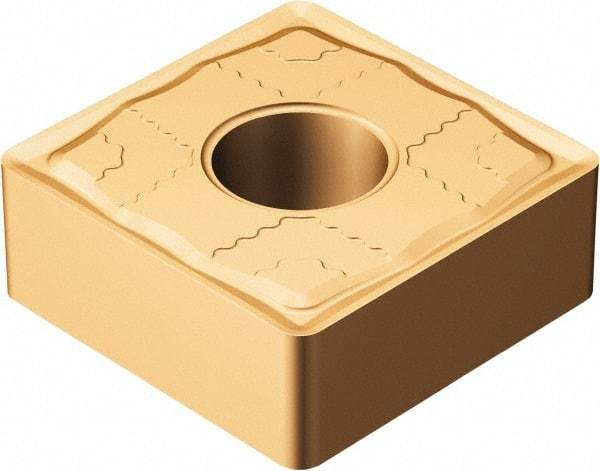 Sandvik Coromant - SNMG431 SMC Grade 1115 Carbide Turning Insert - TiAlN/AlCr2O3 Finish, 90° Square, 1/2" Inscr Circle, 3/16" Thick, 1/64" Corner Radius - Eagle Tool & Supply