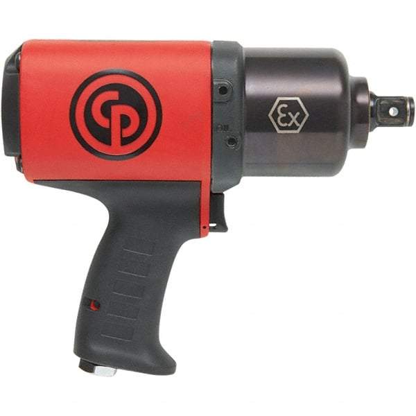 Chicago Pneumatic - 3/4" Drive, 5,100 RPM, 1,290 Ft/Lb Torque Impact Wrench - Pistol Grip Handle, 38 CFM, 90 psi, 3/8" NPT Inlet - Eagle Tool & Supply