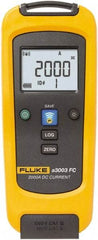 Fluke - A3003FC, CAT IV, CAT III, Digital Wireless Clamp Meter with 2.5197" Clamp On Jaws - 2000 AC/DC Amps, 2000 DC Amps, Measures Current - Eagle Tool & Supply