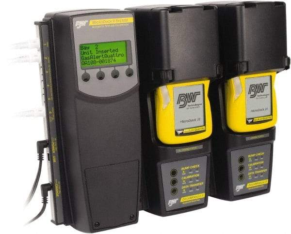 BW Technologies by Honeywell - 8.3' Long Gas Detector 2-Unit Docking Station - Plastic - Eagle Tool & Supply