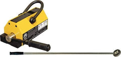 Mag-Mate - 1,600 Lb Load Capacity, Magnetic Lifter - 8-7/8" High x 4-7/8" Wide, 4" Head/Holder Diam, 2 Poles, For Use with Flat & Round Ferrous Metal - Eagle Tool & Supply