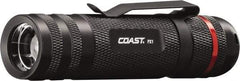Coast Cutlery - White LED Bulb, 315 Lumens, Industrial/Tactical Flashlight - Black Aluminum Body, 3 AAA Batteries Included - Eagle Tool & Supply