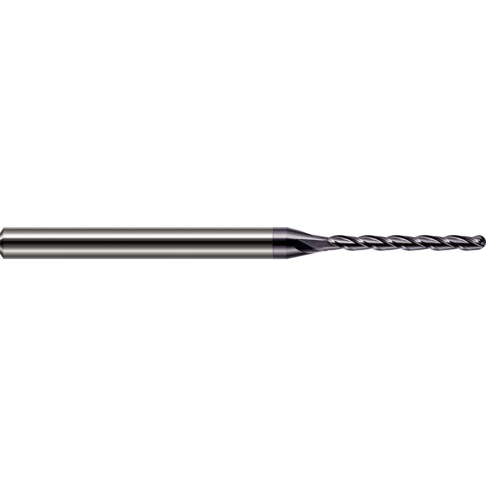 Harvey Tool - Ball End Mills; Mill Diameter (Inch): 5/64 ; Mill Diameter (Decimal Inch): 0.0780 ; Number of Flutes: 3 ; Length of Cut (Decimal Inch): 0.9400 ; Material: Solid Carbide ; Overall Length (Inch): 2-1/2 - Exact Industrial Supply