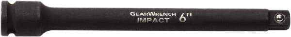 GearWrench - 1/4" Drive Impact Socket Extension - 2" OAL, Black Finish - Eagle Tool & Supply