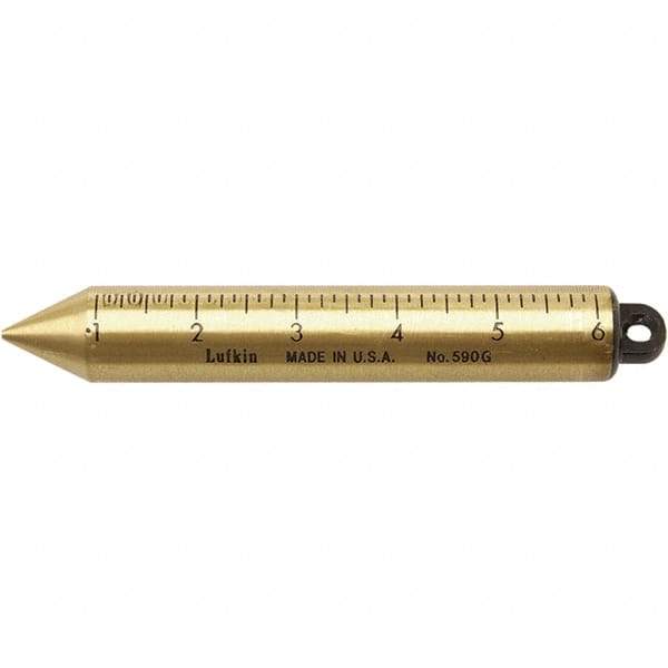 Lufkin - Plumb Bobs Weight (oz.): 20.00 Material: Brass - Eagle Tool & Supply