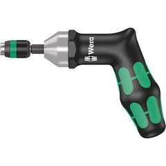 Wera - 1 Piece, 4 to 8.8 N/m, Ergo Cushion Grip Driver Preset Torque Limiting Screwdriver - 1/4" Drive - Eagle Tool & Supply