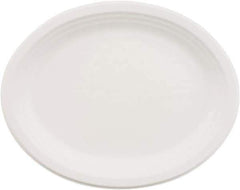 Chinet - Chinet Paper Dinnerware, Oval Platter, 9-3/4 x 12-1/2 - White - Eagle Tool & Supply