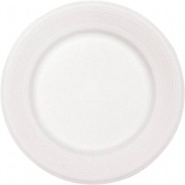 Chinet - Chinet Dinnerware Plate, 10-1/2" - White - Eagle Tool & Supply