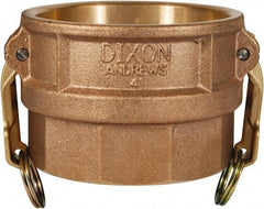 Dixon Valve & Coupling - 3/4" Brass Cam & Groove Suction & Discharge Hose Female Coupler Female NPT Thread - Part D, 3/4" Thread, 250 Max psi - Eagle Tool & Supply