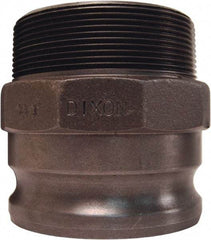 Dixon Valve & Coupling - 2" Malleable Iron Cam & Groove Suction & Discharge Hose Male Adapter Male NPT Thread - Part F, 2" Thread, 250 Max psi - Eagle Tool & Supply
