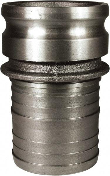 Dixon Valve & Coupling - 4" Ductile Iron Cam & Groove Suction & Discharge Hose Male Adapter Hose Shank - Part E, 100 Max psi - Eagle Tool & Supply