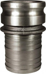 Dixon Valve & Coupling - 4" Ductile Iron Cam & Groove Suction & Discharge Hose Male Adapter Hose Shank - Part E, 100 Max psi - Eagle Tool & Supply