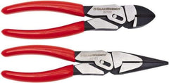 GearWrench - 2 Piece Long Nose & Diagonal Plier Set - Eagle Tool & Supply