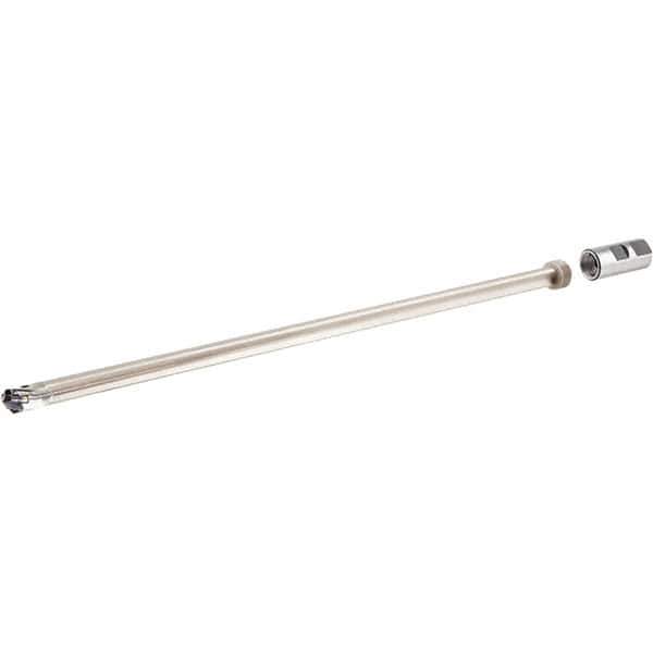 Iscar - 0.551 to 0.57" Diam, 31.6" Max Drill Depth, 0.63" Shank Diam, 33.622" OAL, Replaceable Tip Drill - HCP-IQ, ICG, ICK, ICK-2M, ICM, ICP, iCP-2M, QCP-2M Insert, 14 Seat Size, MNCNT Toolholder, Series SumoGun - Eagle Tool & Supply