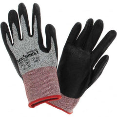 Cordova - Size S (7), ANSI Cut Lvl A4, ANSI Puncture Lvl 4, ANSI Abrasion Lvl 3, Foam Nitrile Coated Cut & Puncture Resistant Gloves - Eagle Tool & Supply