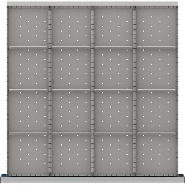 LISTA - 16-Compartment Drawer Divider Layout for 3.15" High Drawers - Eagle Tool & Supply