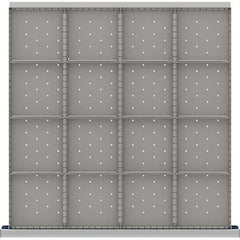 LISTA - 16-Compartment Drawer Divider Layout for 3.15" High Drawers - Eagle Tool & Supply