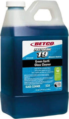 Betco - 2 L Plastic Bottle Pleasant Glass Cleaner - Concentrated, Use on Glass Surfaces - Eagle Tool & Supply