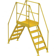 Vestil - 92-7/8" High 500 Lb Capacity 5 Step Crossover Bridge - Eagle Tool & Supply