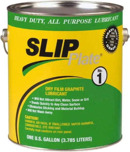 SLIP Plate - 1 Gal Can Lubricant - Black, -75°F to 450°F - Eagle Tool & Supply