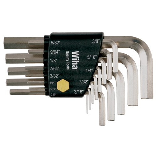 13PC SET IN HEX L-KEY SHORT ARM NICK - Eagle Tool & Supply