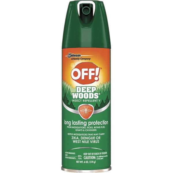 OFF! - 6 oz 25% DEET Aerosol Spray - For Chiggers, Flies, Fleas, Mosquitoes, Ticks - Eagle Tool & Supply