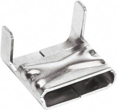 IDEAL TRIDON - Stainless Steel Banding Strap Buckle - 3/4" Wide x 0.02" Thick - Eagle Tool & Supply