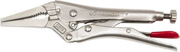 Crescent - 6" OAL Long Nose Jaw Locking Pliers - Eagle Tool & Supply