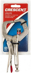 Crescent - 6" OAL C-Clamp Locking Pliers - Eagle Tool & Supply