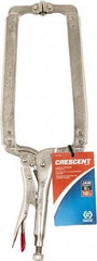 Crescent - 18" OAL C-Clamp Locking Pliers - Eagle Tool & Supply